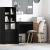 Birou Stejar negru 60 x 50 x 76 cm Lemn compozit GartenMobel Dekor