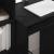 Birou Stejar negru 60 x 50 x 76 cm Lemn compozit GartenMobel Dekor