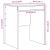 Birou Stejar afumat 60 x 50 x 76 cm Lemn compozit GartenMobel Dekor