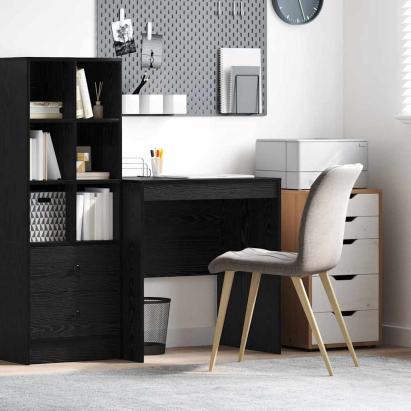 Birou Stejar negru 70 x 50 x 76 cm Lemn compozit GartenMobel Dekor