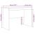 Birou Gri beton 100 x 50 x 76 cm Lemn compozit GartenMobel Dekor