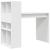 Birou cu raft Alb 108 x 55 x 103.5 cm Lemn compozit GartenMobel Dekor