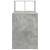Birou cu raft Gri din beton 108 x 55 x 103.5 cm Lemn compozit GartenMobel Dekor