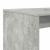 Birou cu raft Gri din beton 108 x 55 x 103.5 cm Lemn compozit GartenMobel Dekor