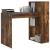 Birou cu raft Stejar afumat 108 x 55 x 103.5 cm Lemn compozit GartenMobel Dekor