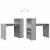 Birou cu raft Gri Sonoma 108 x 55 x 103.5 cm Lemn compozit GartenMobel Dekor