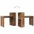Birou cu raft Lemn vechi 108 x 55 x 103.5 cm Lemn compozit GartenMobel Dekor