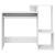 Birou cu raft Alb 106 x 40 x 88.5 cm Lemn compozit GartenMobel Dekor