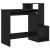 Birou cu raft Stejar Negru 106 x 40 x 88.5 cm Lemn compozit GartenMobel Dekor