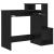 Birou cu raft Stejar Negru 106 x 40 x 88.5 cm Lemn compozit GartenMobel Dekor
