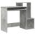 Birou cu raft Gri beton 106 x 40 x 88.5 cm Lemn compozit GartenMobel Dekor