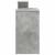 Birou cu raft Gri beton 106 x 40 x 88.5 cm Lemn compozit GartenMobel Dekor