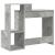 Birou cu raft Gri beton 106 x 40 x 88.5 cm Lemn compozit GartenMobel Dekor
