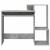 Birou cu raft Gri beton 106 x 40 x 88.5 cm Lemn compozit GartenMobel Dekor