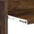 Birou cu raft Stejar afumat 106 x 40 x 88.5 cm Lemn compozit GartenMobel Dekor