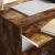 Birou cu raft Stejar afumat 106 x 40 x 88.5 cm Lemn compozit GartenMobel Dekor