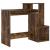 Birou cu raft Stejar afumat 106 x 40 x 88.5 cm Lemn compozit GartenMobel Dekor