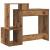 Birou cu raft Lemn vechi 106 x 40 x 88.5 cm Lemn compozit GartenMobel Dekor