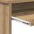 Birou cu raft Stejar Artizanal 106 x 40 x 88.5 cm Lemn compozit GartenMobel Dekor