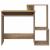 Birou cu raft Stejar Artizanal 106 x 40 x 88.5 cm Lemn compozit GartenMobel Dekor