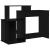 Birou cu depozitare cu raft Stejar Negru 120.5 x 44 x 88.5 cm GartenMobel Dekor