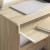 Birou cu depozitare cu raft Stejar sonoma 120.5 x 44 x 88.5 cm GartenMobel Dekor