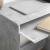 Birou cu depozitare cu raft Gri beton 120.5 x 44 x 88.5 cm GartenMobel Dekor