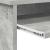 Birou cu depozitare cu raft Gri beton 120.5 x 44 x 88.5 cm GartenMobel Dekor