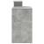 Birou cu depozitare cu raft Gri beton 120.5 x 44 x 88.5 cm GartenMobel Dekor