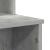 Birou cu depozitare cu raft Gri beton 120.5 x 44 x 88.5 cm GartenMobel Dekor