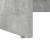 Birou cu depozitare cu raft Gri beton 120.5 x 44 x 88.5 cm GartenMobel Dekor