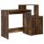 Birou cu depozitare cu raft Stejar afumat 120.5 x 44 x 88.5 cm GartenMobel Dekor