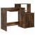 Birou cu depozitare cu raft Stejar afumat 120.5 x 44 x 88.5 cm GartenMobel Dekor