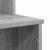 Birou cu depozitare cu raft sonoma gri 120.5 x 44 x 88.5 cm GartenMobel Dekor