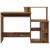 Birou cu depozitare cu raft Lemn Vechi 120.5 x 44 x 88.5 cm GartenMobel Dekor