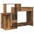Birou cu depozitare cu raft Lemn Vechi 120.5 x 44 x 88.5 cm GartenMobel Dekor