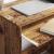 Birou cu depozitare cu raft Lemn Vechi 120.5 x 44 x 88.5 cm GartenMobel Dekor