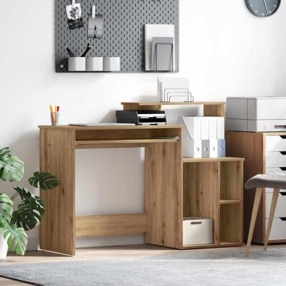 Birou cu depozitare stejar artizanal 120.5 x 44 x 88.5 cm GartenMobel Dekor