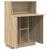 Birou cu ușă Stejar sonoma 71.5 x 31.5 x 106.5 cm Lemn compozit GartenMobel Dekor