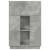 Birou cu raft cu ușă Gri 71.5 x 31.5 x 106.5 cm Lemn compozit GartenMobel Dekor