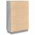 Birou cu raft cu ușă Gri 71.5 x 31.5 x 106.5 cm Lemn compozit GartenMobel Dekor