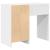 Birou cu sertar cu raft Alb 90 x 37.5 x 75 cm Lemn compozit GartenMobel Dekor
