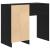 Birou cu sertar Stejar negru 90 x 37.5 x 75 cm Lemn compozit GartenMobel Dekor