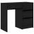 Birou cu sertar Stejar negru 90 x 37.5 x 75 cm Lemn compozit GartenMobel Dekor