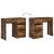Birou cu sertar Stejar fumuriu 90 x 37.5 x 75 cm Lemn compozit GartenMobel Dekor
