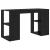 Birou cu Depozitare cu raft Stejar Negru 130 x 50.5 x 75 cm GartenMobel Dekor