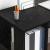 Birou cu Depozitare cu raft Stejar Negru 130 x 50.5 x 75 cm GartenMobel Dekor