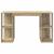 Birou cu Depozitare cu raft Stejar sonoma 130 x 50.5 x 75 cm GartenMobel Dekor