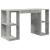 Birou cu Depozitare Gri beton 130 x 50.5 x 75 cm Lemn compozit GartenMobel Dekor