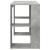 Birou cu Depozitare Gri beton 130 x 50.5 x 75 cm Lemn compozit GartenMobel Dekor
